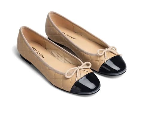 two-tone ballet flats chanel dupe|best chanel ballet flat dupes.